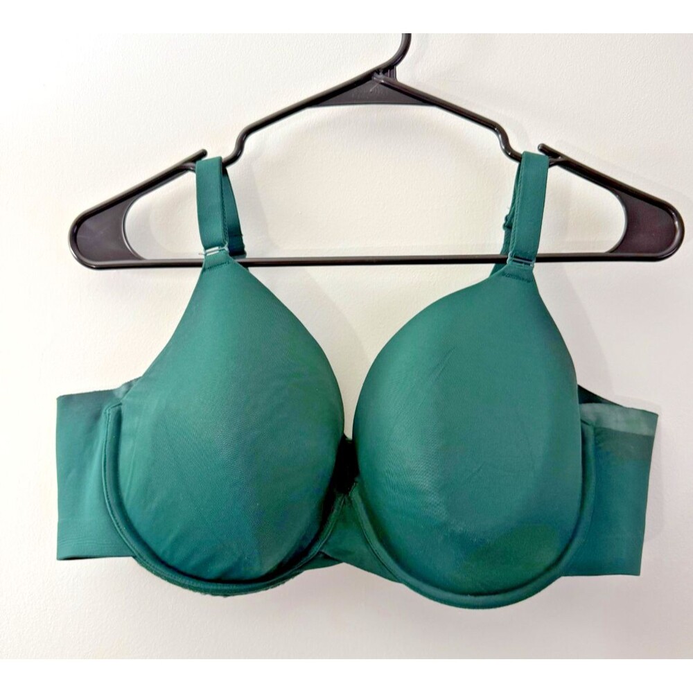 Emerald Green Underwire Bra Women's Plus 42C Cacique Scandi Basic
